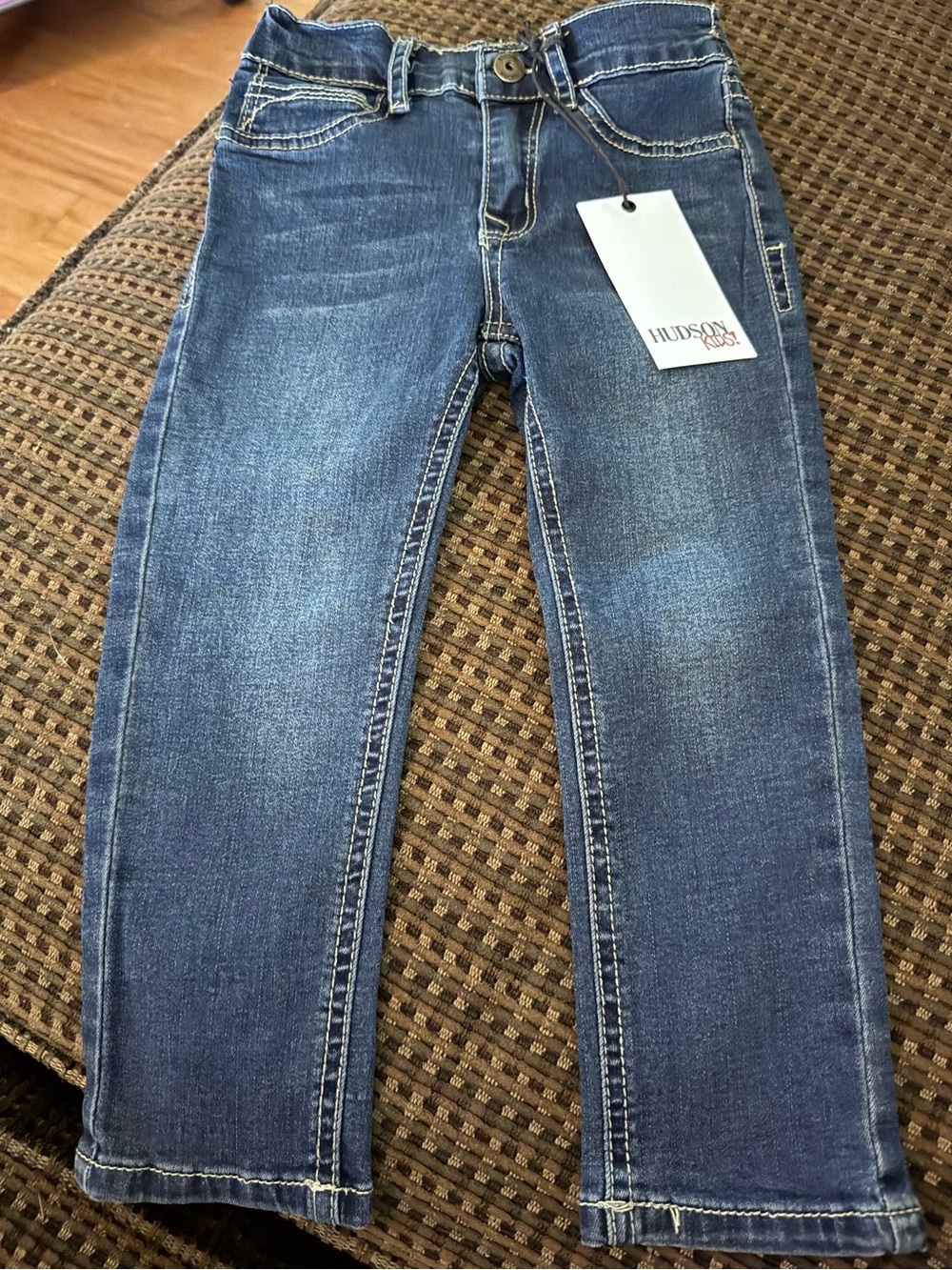Hudson Kids Blue Denim Straight-Leg Jeans   Sz 2T